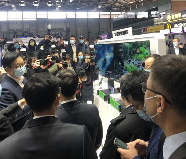 工信部副部长刘烈宏参观TVU展示方案