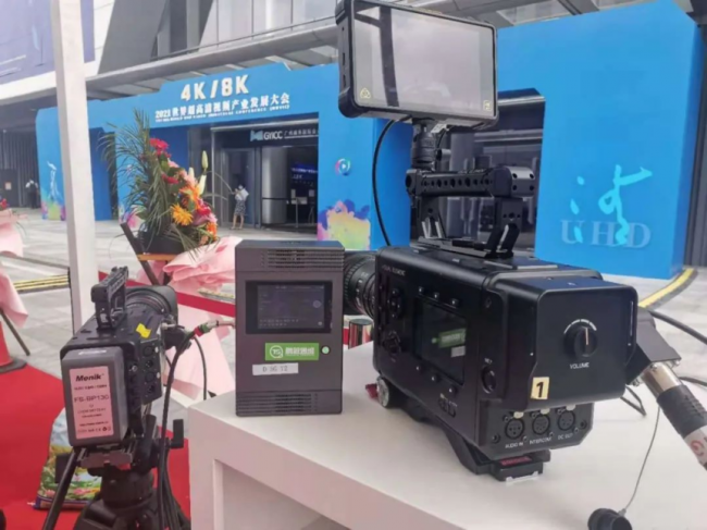 腾视通维5G直播背包采集展馆画面